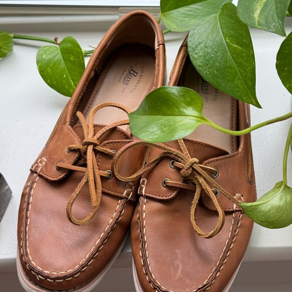 Bass Brown Leather Boat Shoes - Picture 4 of 4